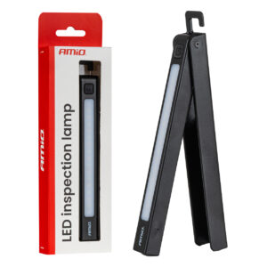 Amio Amio - Φακός Εργασίας Χειρός Ανακλινόμενος τύπου XTE+SMD LED χωρητικότητα μπαταρίας 600mAh μήκος 15cm διάσταση 17x24x187mm - 1 τεμ. (04669/AM)