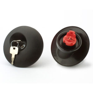 Farma ΤΑΠΑ ΒΕΝΖΙΝΗΣ ΜΕ ΚΛΕΙΔΙ ΓΙΑ RENAULT CLIO 1993-1998 - BELLIER MILLENNIUM ΣΕ ΜΑΥΡΟ ΧΡΩΜΑ FARMA - 1 τεμ.