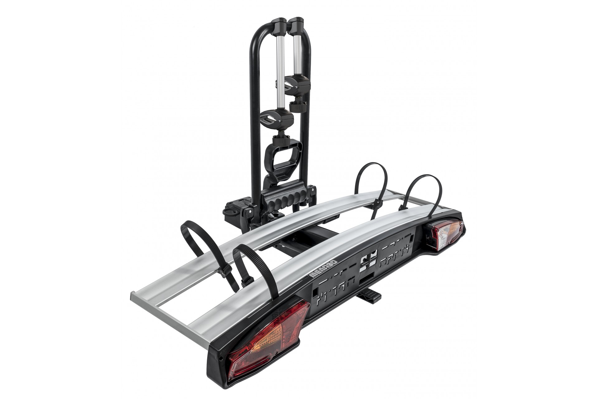 Menabo MENABO - Βάση Ποδηλάτου Κοτσαδόρου Alioth για 2 Ποδήλατα / 2 E-Bike / Fat Bike για Επιβατικά Αυτοκίνητα - 1 τεμ. (14920/MB)