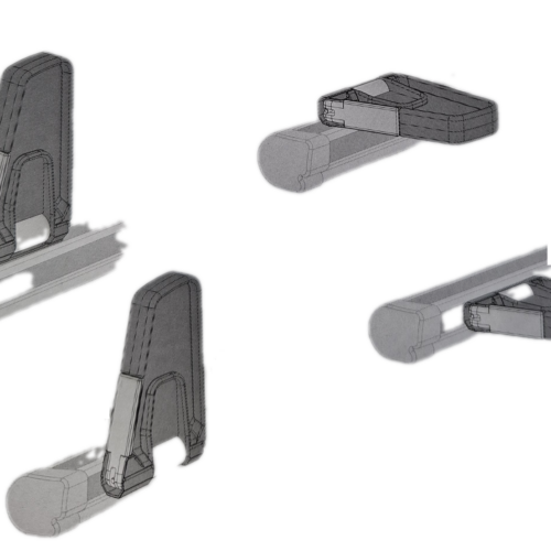 Nordrive Nordrive – Stop Πλαϊνά για Μπάρες Kargo Plus για Επιβατικά Αυτοκίνητα και Φορτηγά – 2 τεμ. (N11032)