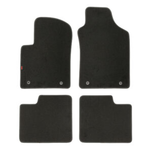 Lampa Lampa - Πατάκια μοκέτα μαύρα για Fiat 500 3d 07/07>11/24 για προστασία του εσωτερικού από βρωμιά νερό και φθορές, με αντιολισθητικό σχεδιασμό και σταθερή εφαρμογή για ασφαλή συγκράτηση στο δάπεδο του οχήματος – 4 τεμ. (L2338.2)