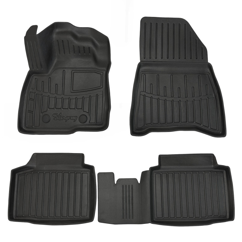 Race Axion Race Axion - Πατάκια Τύπου Σκαφάκια Για Dacia Bigster (RJ1) 2025> 5πορτο 4x4 4WD Με Κουμπώματα υλικό Λάστιχο για Επιβατικά Αυτοκίνητα - 4 τεμ. (5004014/ST)