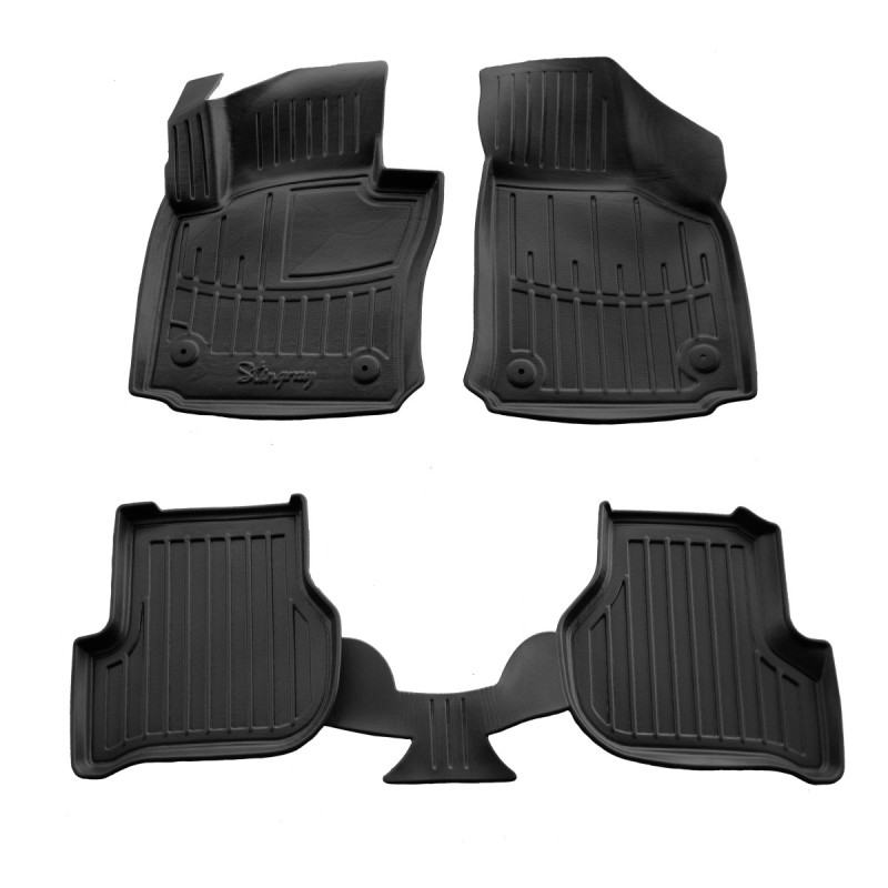 Race Axion Race Axion - Πατάκια Για Seat Leon II (1P) 2005-2012 5πορτο Λάστιχο Σκαφάκια Προστατευτικά Με Κουμπώματα για Επιβατικά Αυτοκίνητα - 4 τεμ. (5048024/ST)