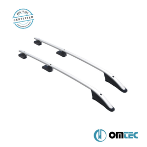 Omtec Omtec - Παράλληλες Μπάρες Οροφής Sport για VW Amarok (PH 2H) 2010>2022 από Αλουμίνιο σε Ασημί Χρώμα - 2 τεμ. (7535931/OM)