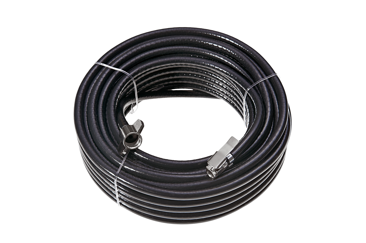 Amio Amio - Σωλήνας Φουσκώματος Ελαστικών με Άκρο M16 & Ταχυσύνδεσμο μήκος 16m σπείρωμα M16 χρώμα Μαύρο για Φορτηγά - 1 τεμ. (G07901KPL/AM)