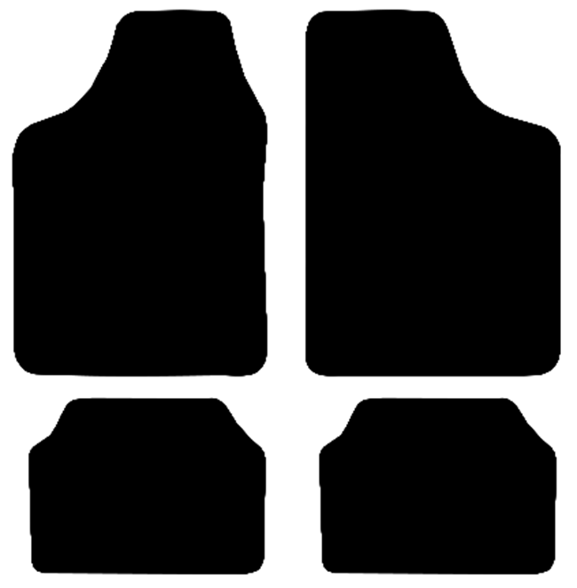 Race Axion Race Axion Πατάκια Αυτοκινήτου από Ποιοτική Μοκέτα Type B Μαύρο Χρώμα - σετ 4τεμ. (MAT.B7002-RX)