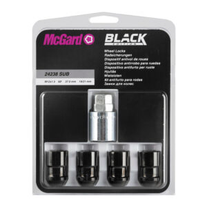 Lampa Lampa - Παξιμάδια Ασφαλείας 12x1.50 Κωνικά Τύπου F170 Black Edition Μήκος 37mm 19/21 Για Τροχούς Αυτοκινήτου – 1 σετ 5 τεμ. (L.MG24238SUB)