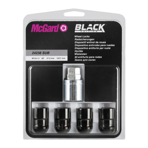 Lampa Lampa – Παξιμάδια Ασφαλείας 12×1.50 Κωνικά Τύπου F170 Black Edition Μήκος 37mm 19/21 Για Τροχούς Αυτοκινήτου – 1 σετ 5 τεμ. (L.MG24238SUB)