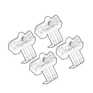 Nordrive Nordrive - Άκρα για Μπάρες Οροφής συμβατά με Ford Explorer EV 06/2024 >  5πορτο / SUV για Επιβατικά Αυτοκίνητα - 4 τεμ. (L.N21273)