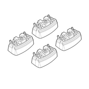 Nordrive Nordrive - Άκρα για Μπάρες τύπου Nordrive για BMW Σειρά 4 Grand Coupe G22/G23 4D 01/21+ για Επιβατικά Αυτοκίνητα - 4 τεμ. (L.N21278)