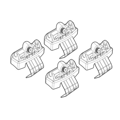 Nordrive Nordrive – Άκρα για Μπάρες για Opel Grandland 11/2024 > 5πορτο / SUV για Επιβατικά Αυτοκίνητα – 1 σετ (L.N21279)