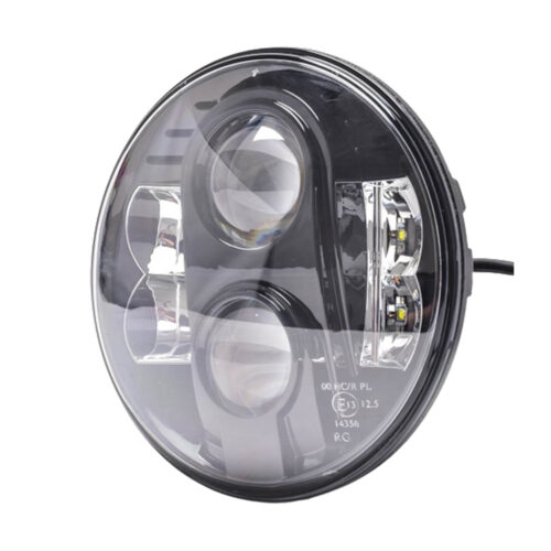 M-Tech M-Tech – Στρογγυλό Φανάρι WHL102 BLACK 7” με 8 Cree LED (XML-10W) 9-36V 6000-6500K σε Μαύρο Χρώμα – 1 τεμ. (WHL102/MT)