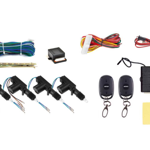 Amio Amio – Κιτ Κεντρικού Κλειδώματος 12V Με Τηλεχειρισμό 433MHz Και 2 Master + 2 Slave Μοτέρ 5kg Για Έλεγχο Και Αξιόπιστη Λειτουργία – 1 Σετ (01683/AM)