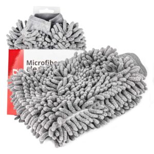 Amio Amio - Γάντι Πλυσίματος Μικροΐνας Cwash-09 διπλής όψης διαστάσεων 25x18cm για Καθαρισμό Χωρίς Γραμμές με Άνετη Εφαρμογή στο Χέρι - 1 Τεμ. (01750/AM)