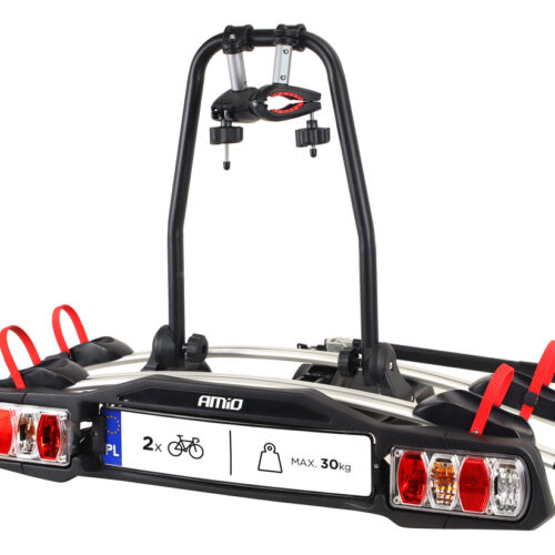 Amio Amio – Βάση Ποδηλάτου Κοτσαδόρου TBC-01/2 για 2 Ποδήλατα με Αναδίπλωση & Κλείδωμα για Ασφαλή Μεταφορά – 1 Τεμ. (02582/AM)