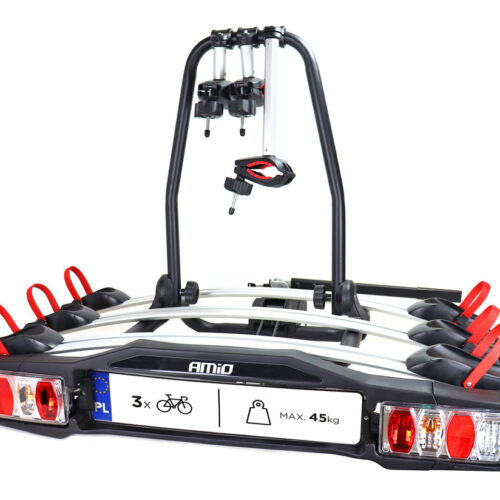Amio Amio – Βάση Ποδηλάτου Κοτσαδόρου TBC-01/3 για 3 Ποδήλατα με Αναδίπλωση & Κλείδωμα για Ασφαλή Μεταφορά – 1 Τεμ. (02583/AM)