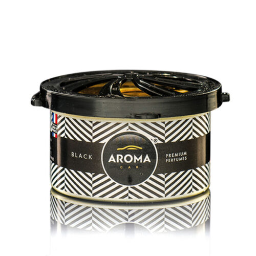 Amio Amio – Αρωματικό Αυτοκινήτου σε Κονσέρβα Aroma Prestige Organic Black για Φρεσκάδα & Καθημερινή Χρήση – 1 Τεμ. (A92515/AM)