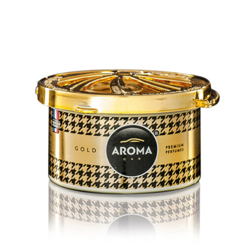Amio Amio – Αρωματικό Αυτοκινήτου σε Κονσέρβα Aroma Prestige Organic Gold για Φρεσκάδα & Καθημερινή Χρήση – 1 Τεμ. (A92516/AM)