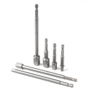 Amio Amio – Προσαρμογείς HEX 1/4" σε Καρυδάκια 1/4" 3/8" 1/2" Heavy Duty για Σταθερή Τοποθέτηση & Καθημερινή Χρήση – Σετ 6 Τεμ. (04781/AM)