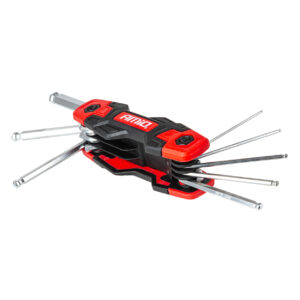 Amio Amio – Πτυσσόμενα Κλειδιά Allen Imbus CR-V 1.5-8mm Πολυεργαλείο Heavy Duty για Σταθερή Εφαρμογή στη Βίδα & Καθημερινή Χρήση – 1 Τεμ. (04788/AM)