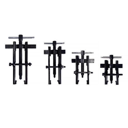 Amio Amio – Σετ Εξολκέων Τροχαλίας Αντλίας 2 Βραχιόνων 50-150mm Ρυθμιζόμενο Heavy Duty για Αφαίρεση με Υψηλή Δύναμη & Ασφαλή Χρήση – 4 Τεμ. (04756/AM)