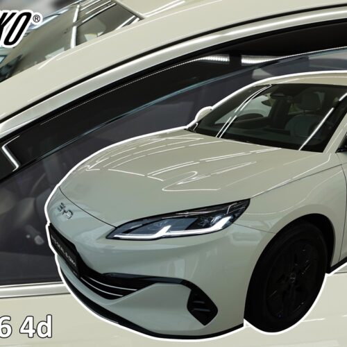 Heko Heko – Ανεμοθραύστες για Byd Seal 6 4 Doors 2024+ Ζευγάρι Απο Εύκαμπτο Φιμέ Πλαστικό – 2 τεμ. (ΑΝΕΜ.11316)