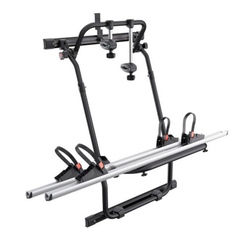 Menabo Menabo – Βάση Ποδηλάτου Πόρτας Πίσω Tremont B για 2 Ποδήλατα ή Fat Bikes για Van / Επαγγελματικά Οχήματα για Ασφαλή Μεταφορά Φορτίου – 1 Σετ (14810/MB)