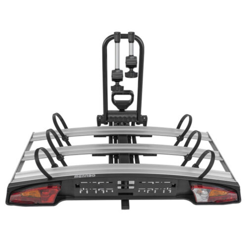 Menabo Menabo – Βάση Ποδηλάτου Κοτσαδόρου Alioth 3 για 3 ποδήλατα ή E-bike / Fat Bike με Ανάκλιση / Μοχλό Γρήγορης Ασφάλισης / Αντάπτορα 13 pin – 1 τεμ. (14910/MB)