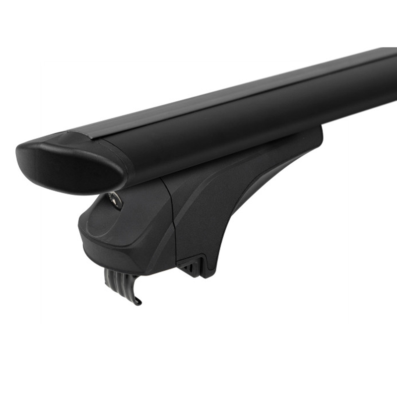 Menabo Menabo – Μπάρες Οροφής Μαύρες Αλουμινίου Sonic XXL με Κλειδί για Flush / Raised Rails για Ασφαλή Μεταφορά Φορτίου – 2 Τεμ. (16760/MB) - Image 2