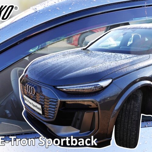 Heko Heko – Ανεμοθραύστες για Audi Q6 E-Tron Sportback 5 Doors 2024+ Ζευγάρι Απο Εύκαμπτο Φιμέ Πλαστικό – 2 τεμ. (ΑΝΕΜ.20201)