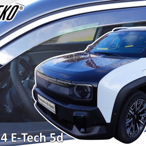 Heko Heko – Ανεμοθράυστες για Renault 4 E-Tech Electric 5 Doors 2025+ Ζευγάρι Απο Εύκαμπτο Φιμέ Πλαστικό – 2 τεμ. (ΑΝΕΜ.27037)