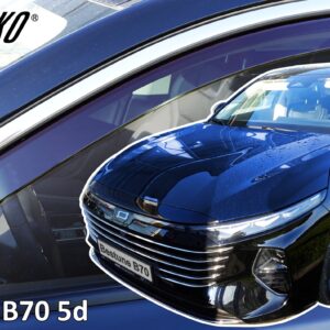 Heko Heko - Ανεμοθραύστες για Bestune B70 5 Doors 2020+ Ζευγάρι Απο Εύκαμπτο Φιμέ Πλαστικό - 2 τεμ. (ΑΝΕΜ.29137)