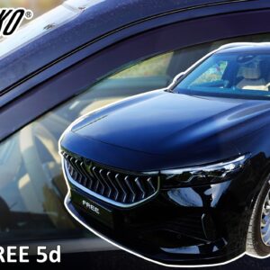 Heko Heko - Ανεμοθραύστες για Voyah Free 5 Doors 2021+ Ζευγάρι Απο Εύκαμπτο Φιμέ Πλαστικό - 2 τεμ. (ΑΝΕΜ.29139)