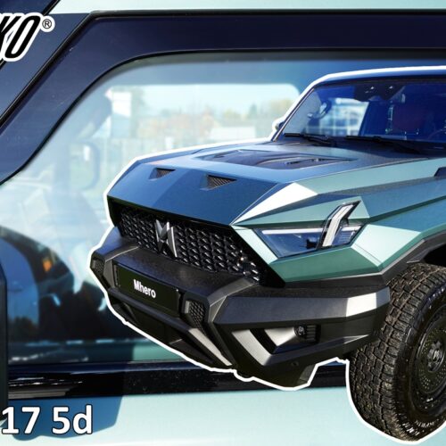 Heko Heko – Ανεμοθραύστες για M-Hero 917 5 Doors 2023+ Ζευγάρι Απο Εύκαμπτο Φιμέ Πλαστικό – 2 τεμ. (ΑΝΕΜ.29141)