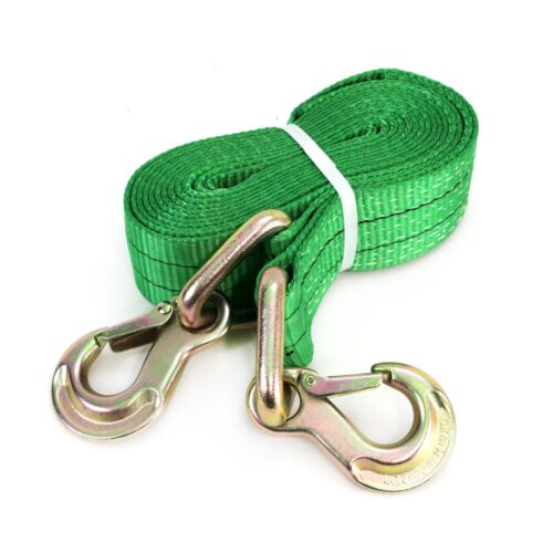 Amio Amio – Ιμάντας Ρυμούλκησης Βαρέως Τύπου Αντοχή 9000kg Μήκος 5m Πλάτος 60mm με 2 γάντζους για 4×4 off road και βαριά οχήματα με μέγιστη αντοχή και ασφάλεια – 1 Τεμ. (02015/AM)