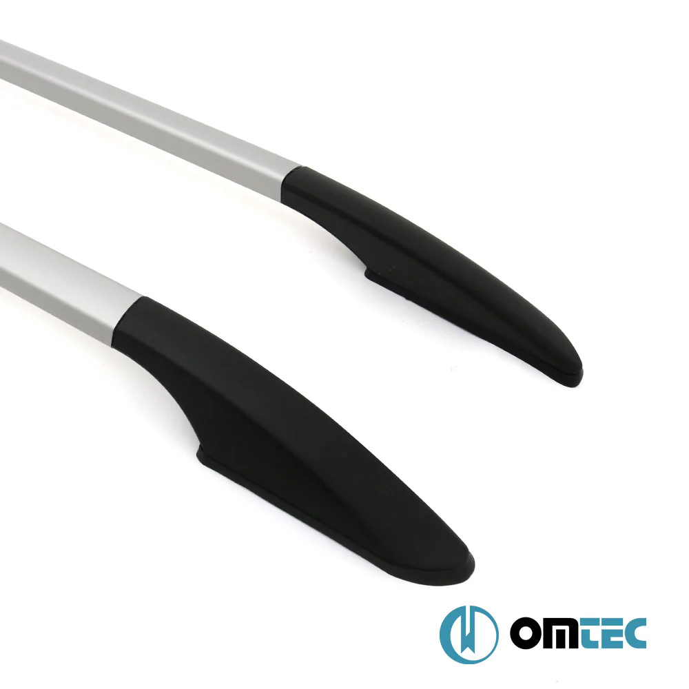 Omtec Omtec - Παράλληλες Μπάρες Οροφής Διαιρούμενες για Nissan NV200 2010 > / Chevrolet City Express 2015 > από Αλουμίνιο σε Ασημί Χρώμα και Μέγιστο Βάρος Φορτίου 75 kg - 2 τεμ. (D5035933/OM) - Image 2
