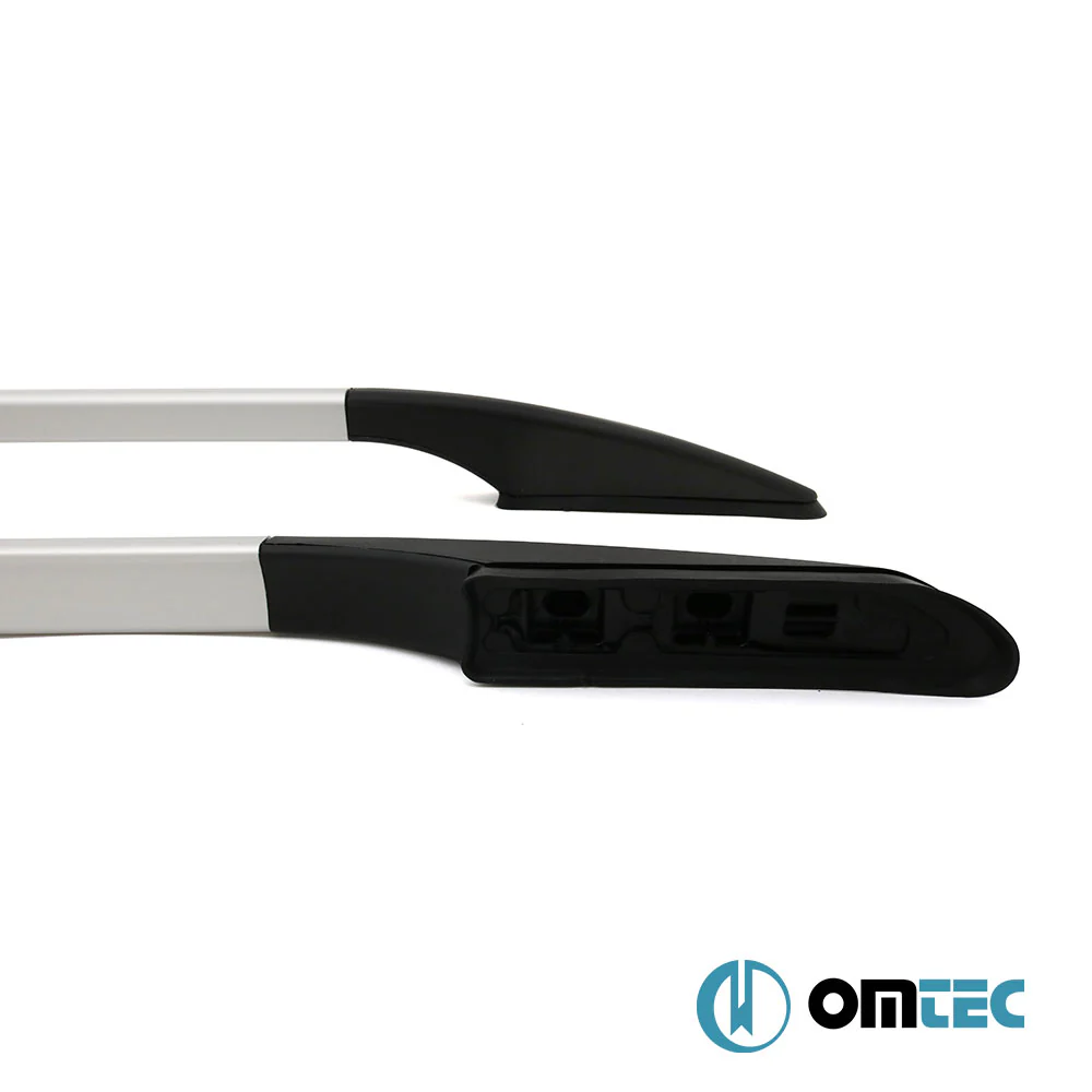 Omtec Omtec - Παράλληλες Μπάρες Οροφής Διαιρούμενες για Nissan NV200 2010 > / Chevrolet City Express 2015 > από Αλουμίνιο σε Ασημί Χρώμα και Μέγιστο Βάρος Φορτίου 75 kg - 2 τεμ. (D5035933/OM) - Image 3
