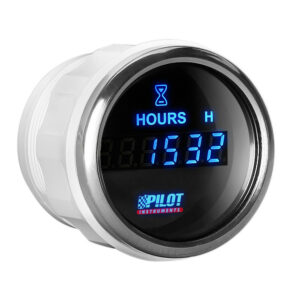 Lampa ΩΡΟΜΕΤΡΟ/ΜΕΤΡΗΤΗΣ ΩΡΑΣ ΛΕΙΤΟΥΡΓΙΑΣ ΚΙΝΗΤΗΡΑ ΨΗΦΙΑΚΟ ΜΑΥΡΟ /ΛΕΥΚΟ ΦΩΣ BLACK DIGITAL SERIES 9-32V 52mm