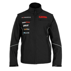 Lampa ΜΠΟΥΦΑΝ/ΤΖΑΚΕΤ ΜΑΚΡΥΜΑΝΙΚΟ LAMPA (XXL) ΣΕ ΜΑΥΡΟ ΧΡΩΜΑ ΜΕ ΑΠΟΣΠΩΜΕΝΑ ΜΑΝΙΚΙΑ