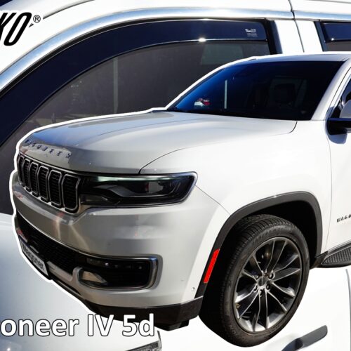 Heko Heko – Ανεμοθραύστες για Jeep Wagoneer IV 5 Doors 2021-2025 Σετ Αυτοκινήτου Απο Εύκαμπτο Φιμέ Πλαστικό – 4 τεμ. (ΑΝΕΜ.SET19140)