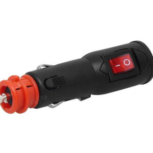 Amio Amio - Φις Αναπτήρα 12-24V 2 σε 1 με διακόπτη για αξιόπιστη τροφοδοσία συσκευών σε υποδοχή αναπτήρα με συμβατότητα DIN και Euro και άμεσο έλεγχο λειτουργίας σε αυτοκίνητα και επαγγελματικά οχήματα - 1 Τεμ. (02051/AM)