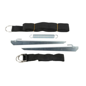 Lampa Lampa - Σετ Στήριξης / Πρόσδεσης Τέντας Universal με Πασσάλους, Ελατήριο και Ιμάντες για Τέντες και Βεράντες έως 7,5 m - 1 Σετ (L2017.4)