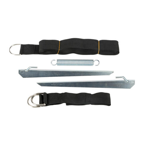 Lampa Lampa – Σετ Στήριξης / Πρόσδεσης Τέντας Universal με Πασσάλους, Ελατήριο και Ιμάντες για Τέντες και Βεράντες έως 7,5 m – 1 Σετ (L2017.4)