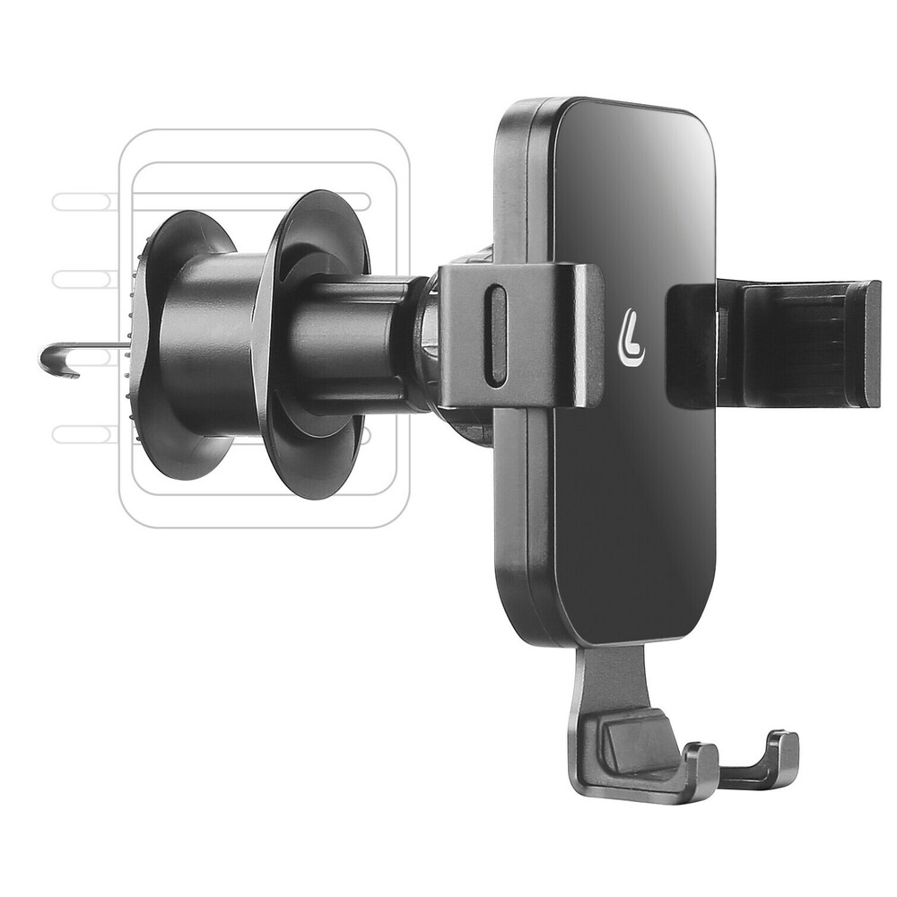 Lampa Lampa – Βάση Στήριξης Κινητού Graviton για Αεραγωγό με Γρήγορη Τοποθέτηση και Σταθερό Κράτημα Συσκευής 70-85mm Μαύρη – 1 Τεμ. (L7254.9/T) - Image 2