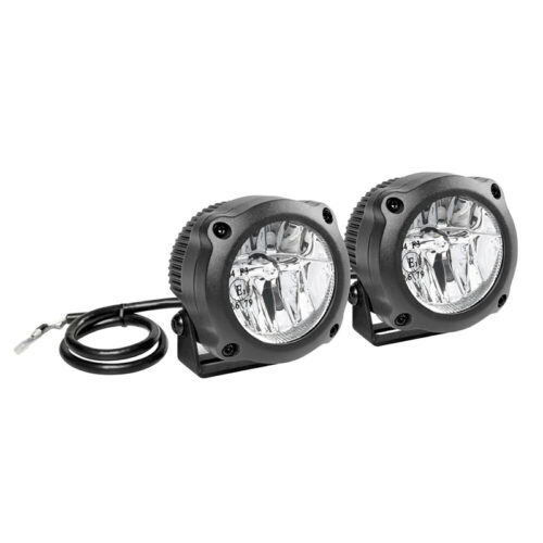 Lampa Lampa – Προβολείς Aux LED MAX LUM 2 Fog Beam 12V 2 LED 10W 740lm 6000K με Βάση Στήριξης, Στεγανότητα IP67 και Έγκριση E1 – 2 Τεμ. (9046.1-LM)