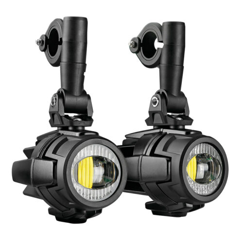 Lampa Lampa – Προβολείς Ομίχλης Moto FOG-X1 12V 20W 2123lm 6000-6500K Φ76mm 4 LED Αδιάβροχοι IP68 με Καλωδίωση και Βάσεις Φ24-26mm – Σετ 2 Τεμ. (9158.1-LM)