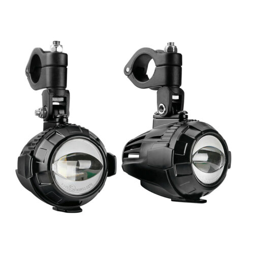 Lampa Lampa – Προβολείς Ομίχλης Moto FOG-X2 12V 30W 2100lm 6000-6500K Φ71mm 1 LED Αδιάβροχοι IP68 με Καλωδίωση και Βάσεις Φ38-39mm – Σετ 2 Τεμ. (9158.2-LM)