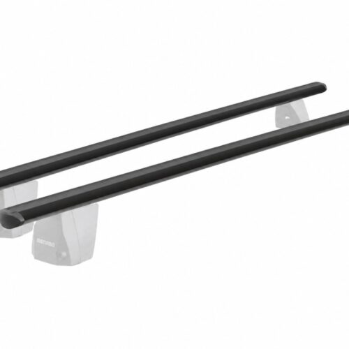 Menabo ΜΠΑΡΕΣ ΟΡΟΦΗΣ ΑΛΟΥΜΙΝΙΟΥ DELTA L BLACK 141 cm ΣΕ ΜΑΥΡΟ ΧΡΩΜΑ ΓΙΑ ΑΠΛΗ ΟΡΟΦΗ MENABO – 2 ΤΕΜ.
