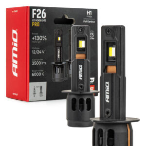 Amio AMiO - Λάμπες LED F26 Pro Series H1 12/24V 68W 2900-3550lm 6.000K Full Can-Bus Plug&Play - 2 Τεμ. (04869/AM)