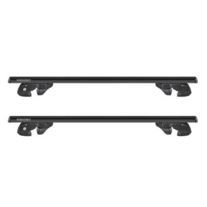 Menabo ΜΠΑΡΕΣ ΟΡΟΦΗΣ ΑΛΟΥΜΙΝΙΟΥ SHERMAN XL BLACK 135 cm ΣΕ ΜΑΥΡΟ ΧΡΩΜΑ ΓΙΑ ΟΡΟΦΗ ΜΕ RAISED RAILS MENABO - 2 ΤΕΜ.